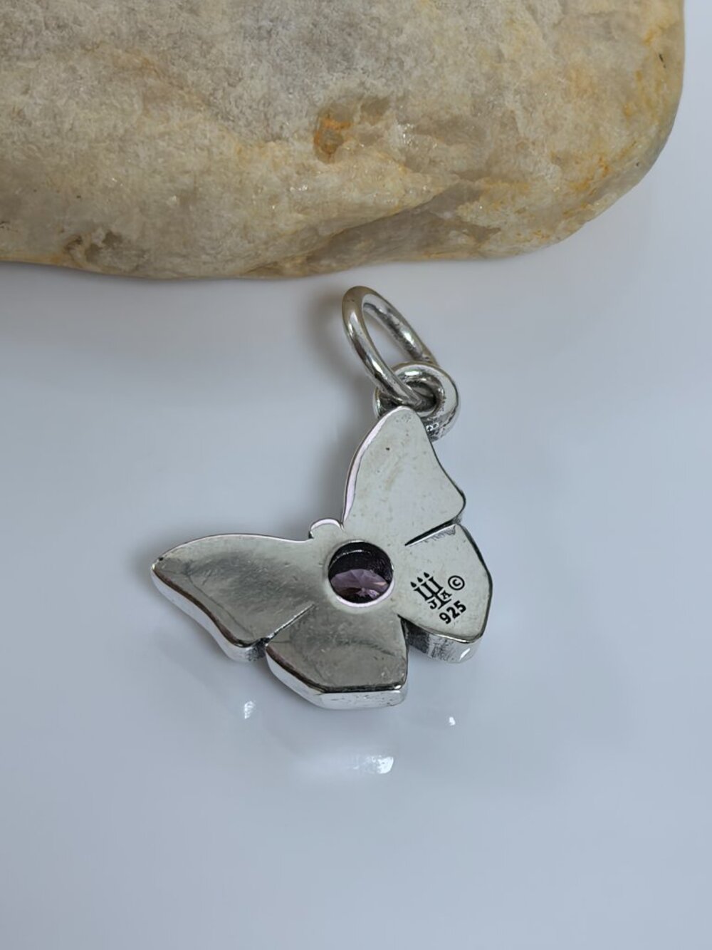 James Avery Butterfly Gemstone Charm (Pink), S925 Silver Jewelry (Women's) - Picture 2 of 4